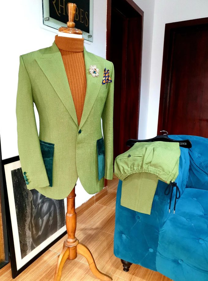 Green 2 Piece Suit